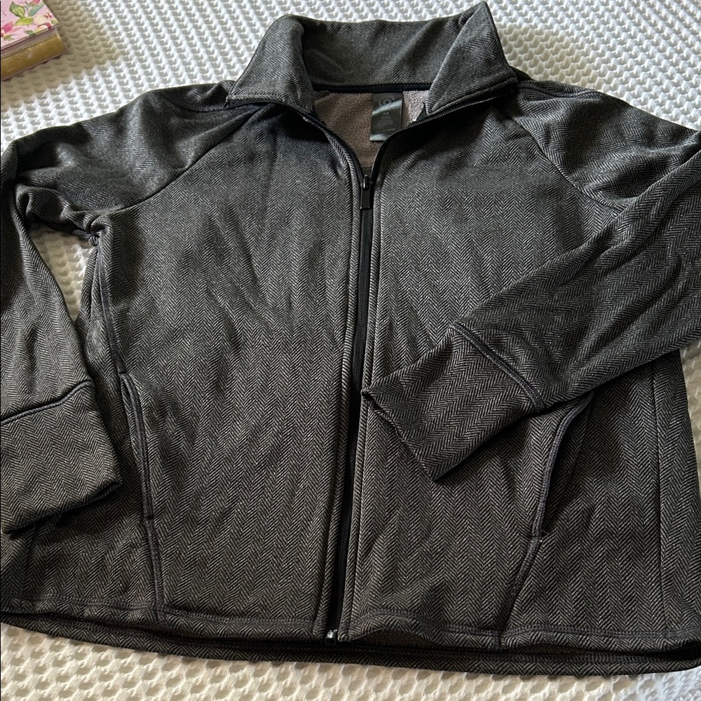 Champion Charcoal Full-Zip Puffer Jacket